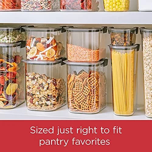 Rubbermaid Brilliance 16-Cup Airtight Food Storage Container with Lid | Pantry Organizer & Food Freshness thumbnail 4