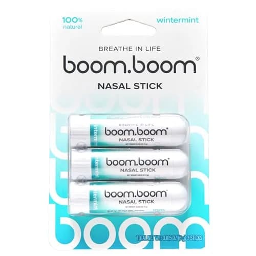 BoomBoom Nasal Stick Wintermint 3 Pack | Essential Oils + Menthol Inhaler for Refreshment thumbnail 1