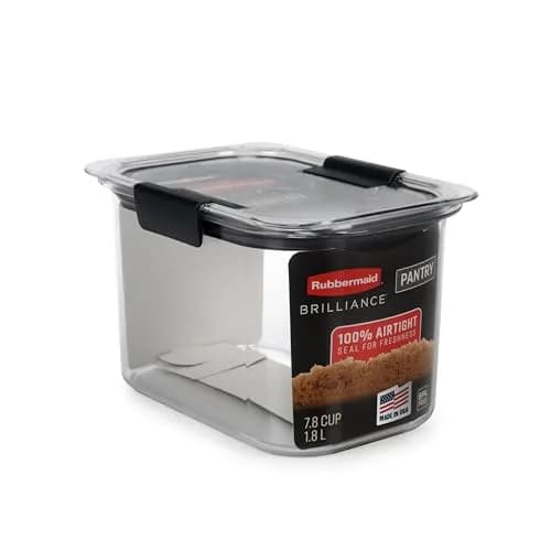 Rubbermaid Brilliance Pantry Airtight Food Storage Container, BPA-Free 7.8 Cup | Leak-Proof & Dishwasher Safe thumbnail 1
