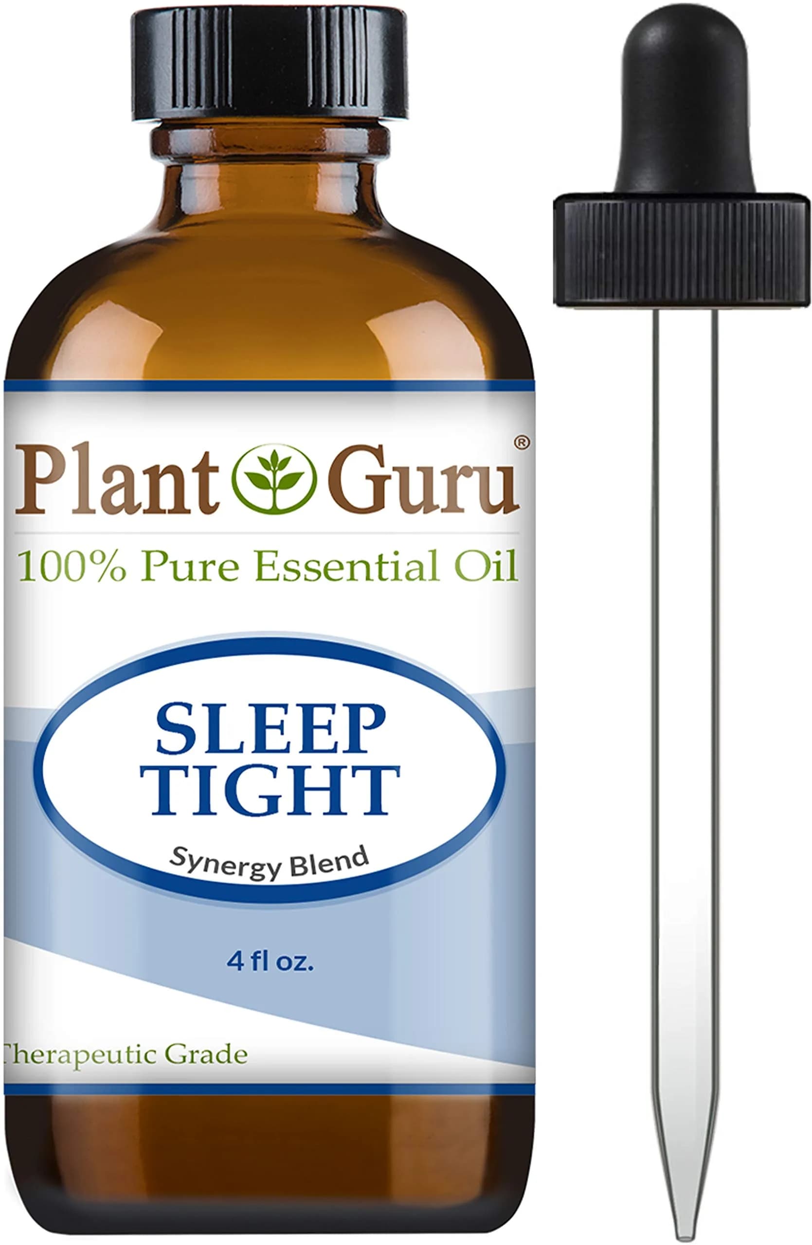 Plant Guru Sleep Tight Essential Oil Blend 4 oz. | Calming Aromatherapy for Sleep & Relaxation