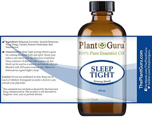 Plant Guru Sleep Tight Essential Oil Blend 4 oz. | Calming Aromatherapy for Sleep & Relaxation thumbnail 2