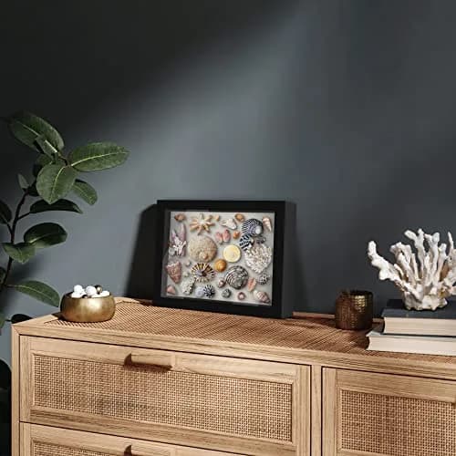 Americanflat Shadow Box Frame 8x10 Inches Engineered Wood Black | Elegant Display for Memories thumbnail 5