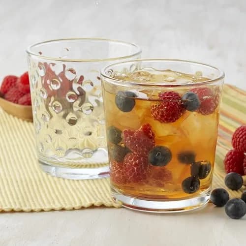 Libbey Awa Polka Dot Tumbler & Rocks Glass Set of 16 | Durable, Dishwasher Safe Drinkware for Everyday Use thumbnail 8
