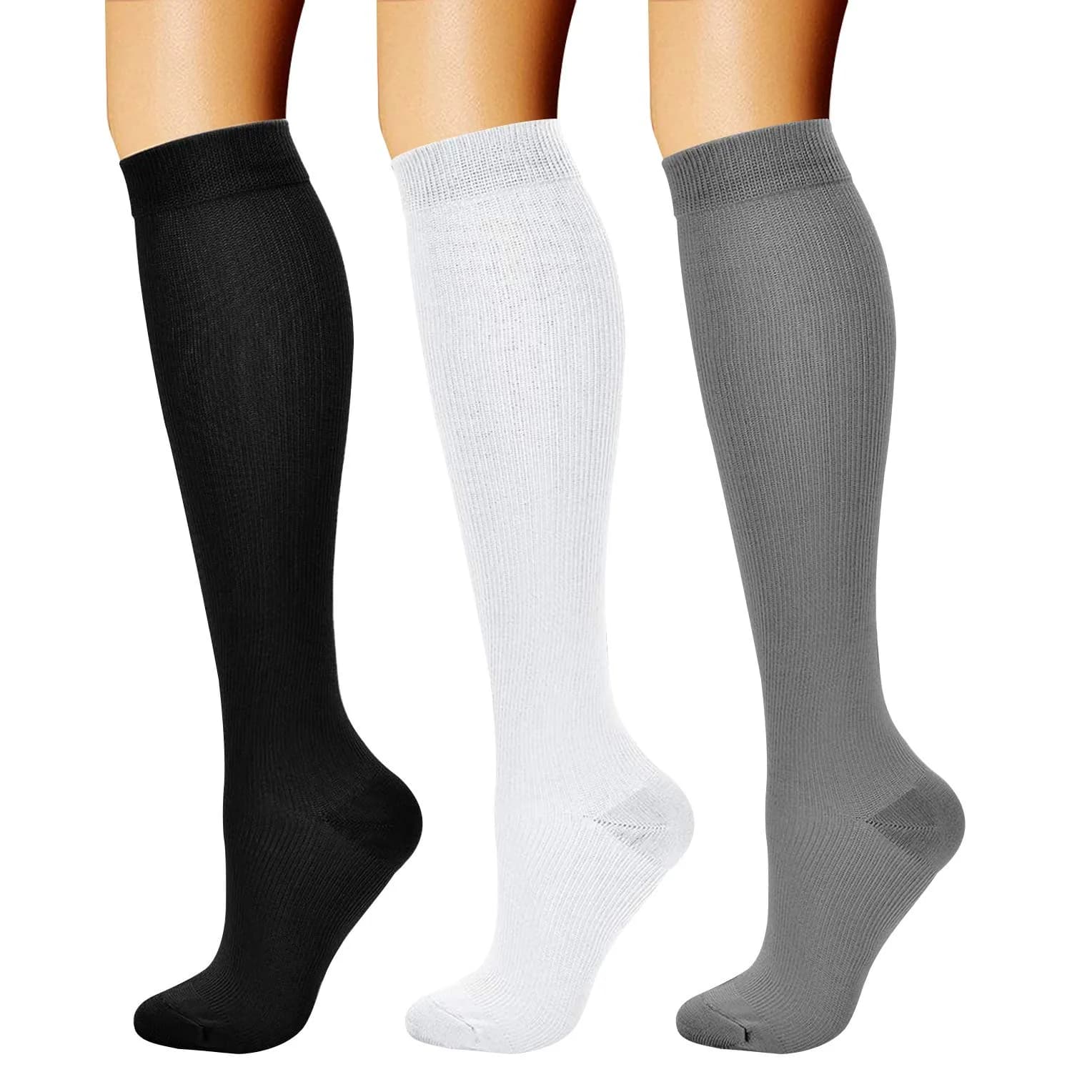 CHARMKING Compression Socks for Women & Men 15-20 mmHg | FDA Approved Graduated Support - main product image
