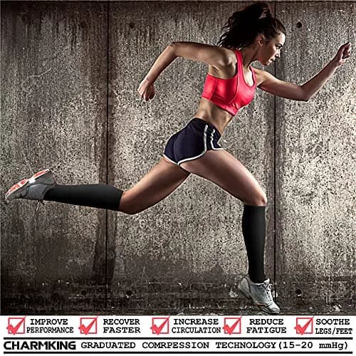 CHARMKING Compression Socks for Women & Men 15-20 mmHg | FDA Approved Graduated Support thumbnail 2