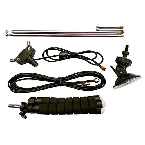 RTL-SDR Blog Multipurpose Dipole Antenna Kit | 3m Extension, Telescopic & Mounts, Black thumbnail 1