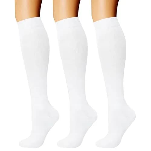 CHARMKING Compression Socks for Women & Men Circulation 3 Pairs | 15-20 mmHg Support for Athletic & Daily Use thumbnail 1