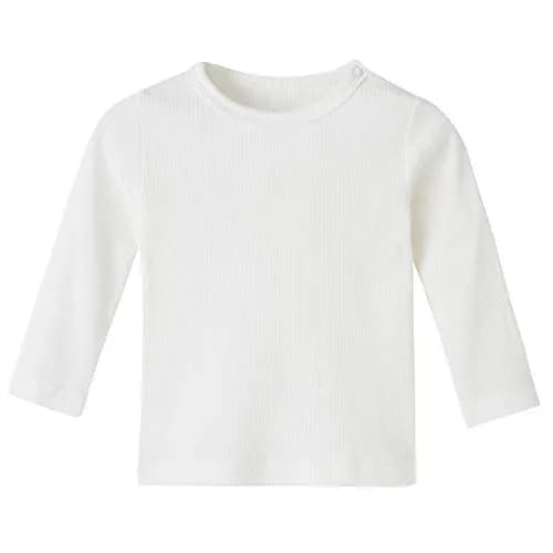 Enfants Chéris Toddler Long Sleeve T Shirt 24 Months Cream White | Soft Cotton Baby Top for Boys & Girls thumbnail 1