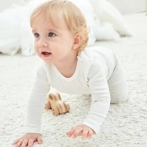 Enfants Chéris Toddler Long Sleeve T Shirt 24 Months Cream White | Soft Cotton Baby Top for Boys & Girls thumbnail 2