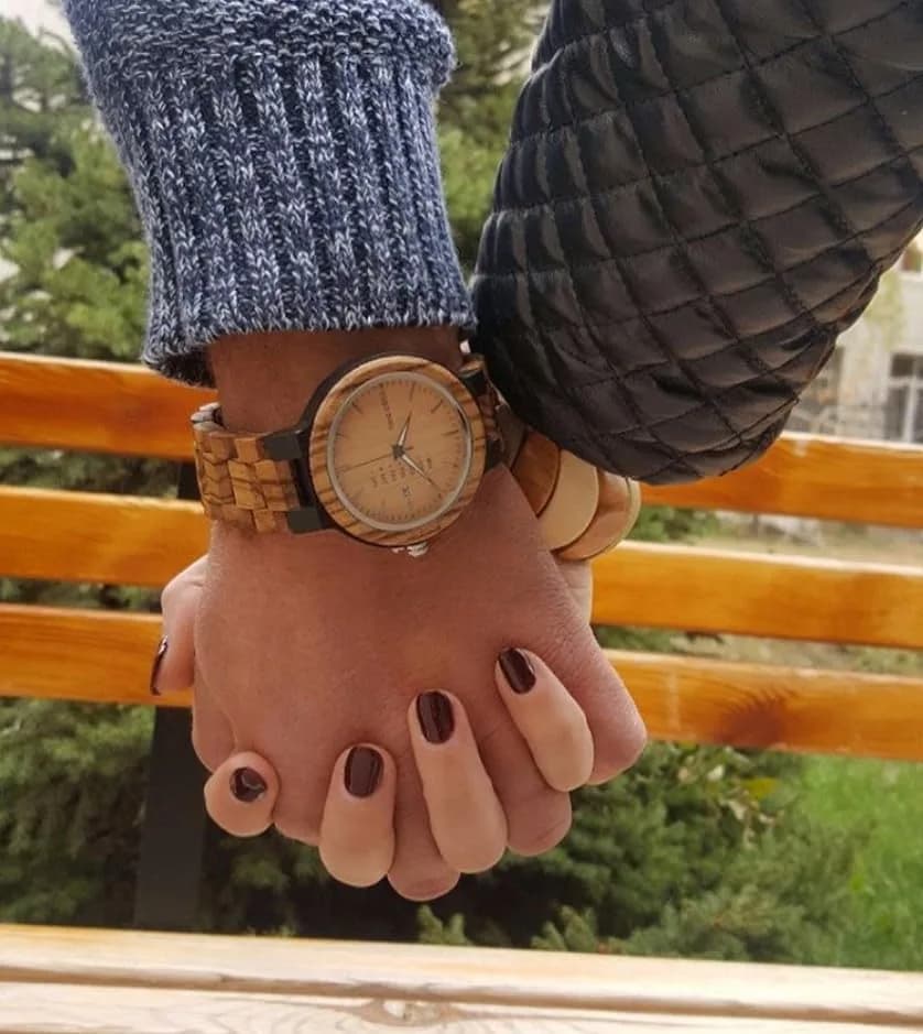 BOBO BIRD Men's Natural Wood Watch | Analog Quartz with Week & Date Display, Brown Dial - view 5