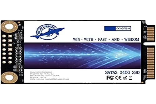 THREE COLOUR DOGFISH 240GB mSATA Internal Solid State Drive | 550MB/s Read Speed thumbnail 1