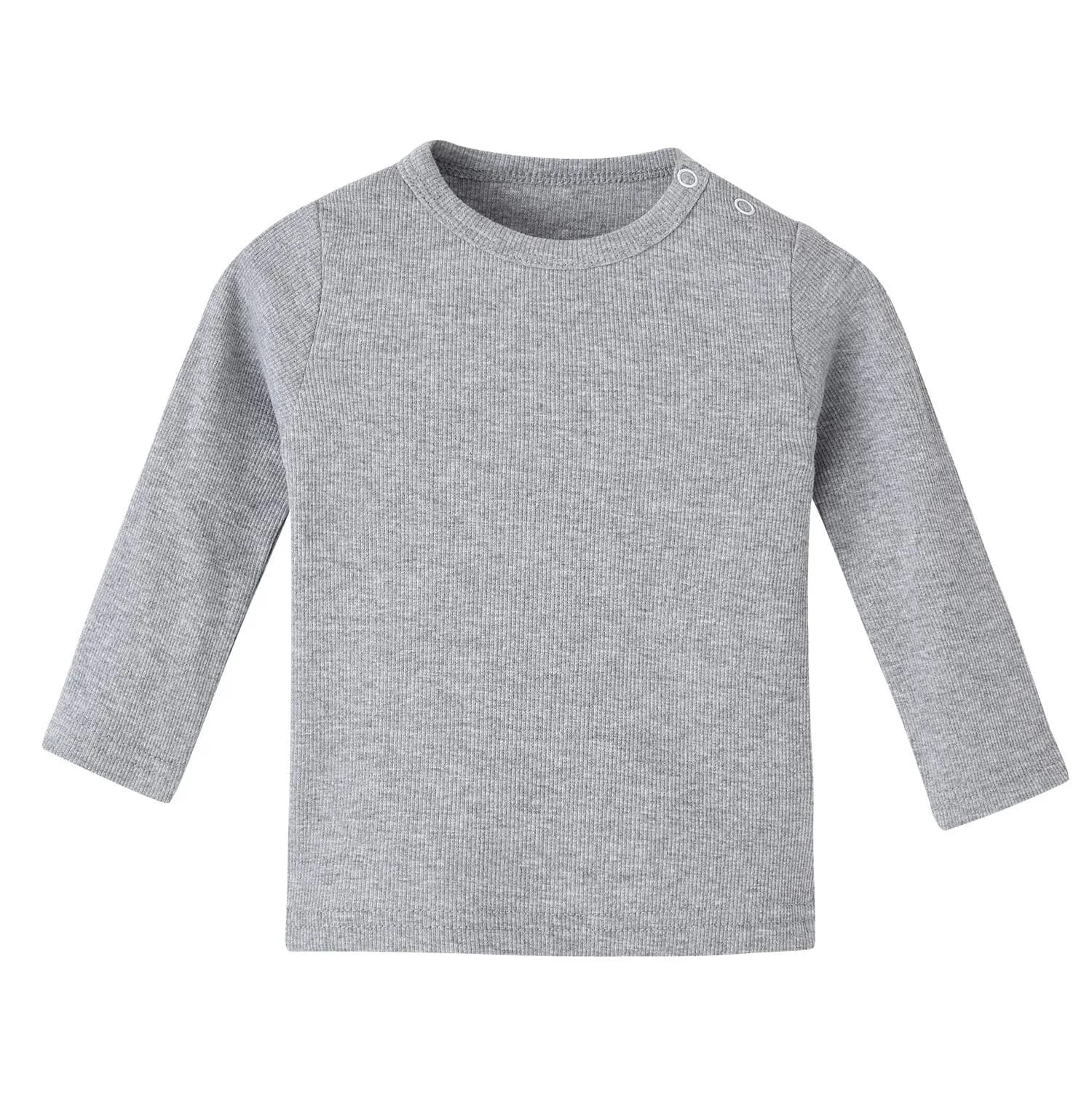 Enfants Chéris Long Sleeve Tee Shirt Toddler 3T Grey | Soft Cotton Baby Top for 0-3 Years