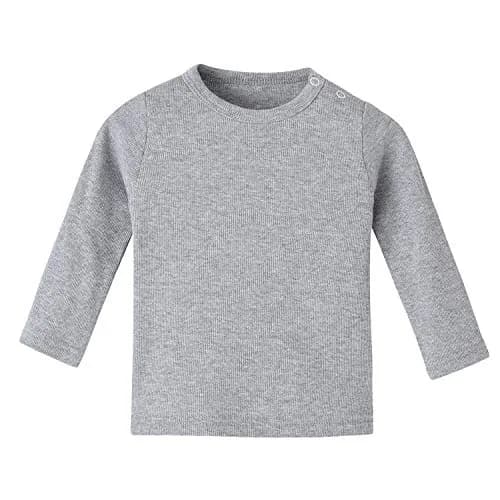 Enfants Chéris Long Sleeve Tee Shirt Toddler 3T Grey | Soft Cotton Baby Top for 0-3 Years thumbnail 1