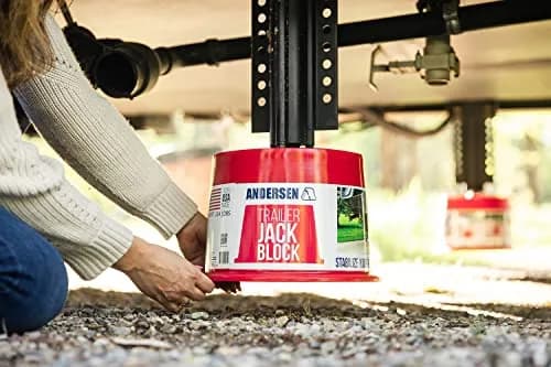 Andersen Hitches Trailer Jack Block 8" Support | Magnetic Stabilizer for RVs & Trailers (1 Pack) thumbnail 7