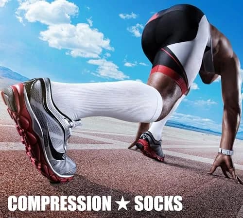 CHARMKING Compression Socks for Women & Men Circulation 15-20 mmHg | Support for Athletic Running & Cycling thumbnail 3