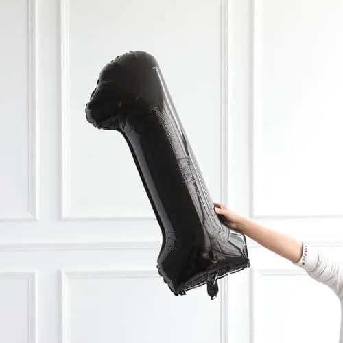 Scorpio 40 Inch Jumbo Black 21 Number Balloons for 21st Birthday Decorations | Reusable Party Props thumbnail 3