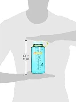 Nalgene Tritan Wide Mouth BPA-Free Water Bottle, Cerulean, 16 oz | Leak-Proof, Durable & Reusable thumbnail 3