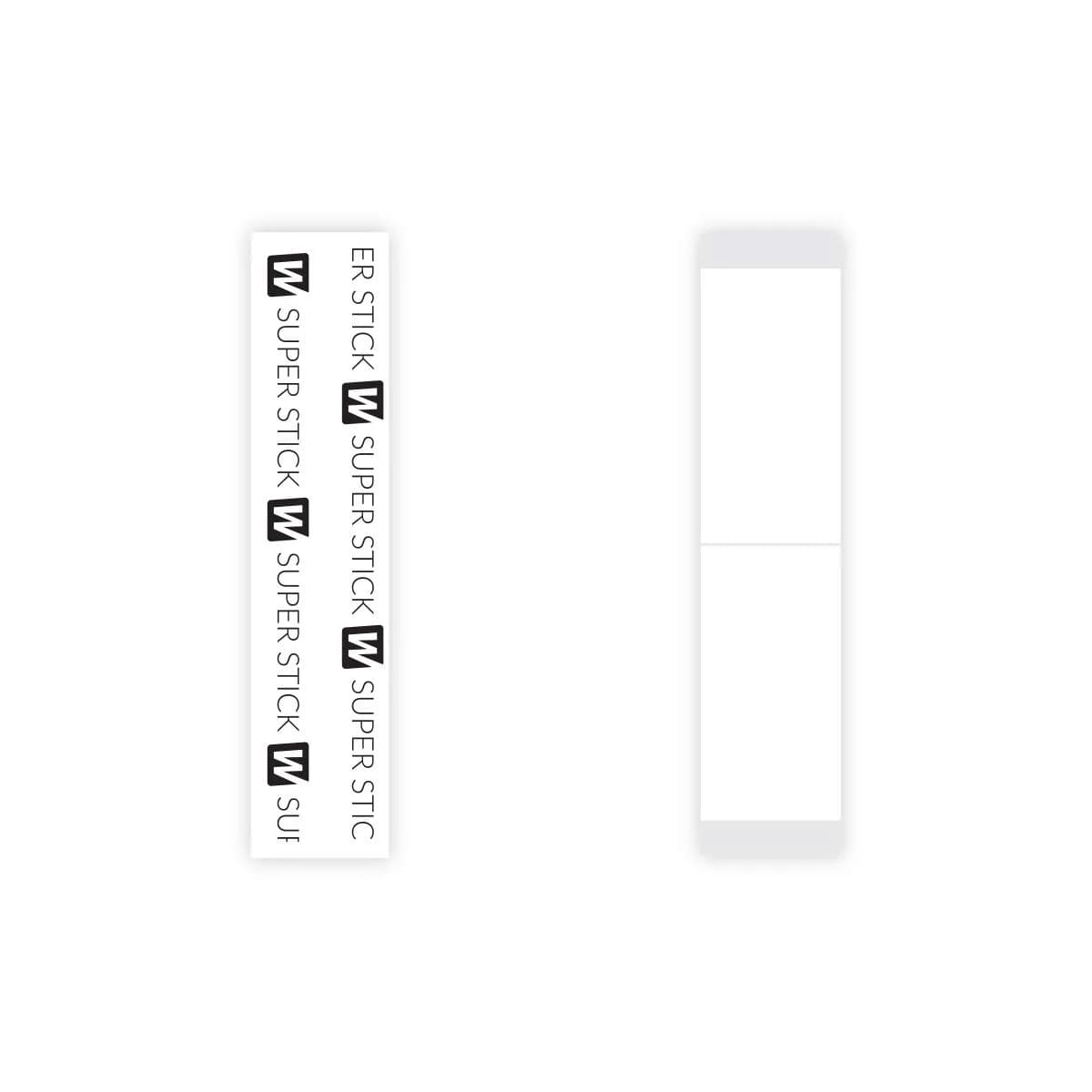 Walker Tape Co. Clear Adhesive Tape 3/4 in x 3 in | Extended Wear, Skin-Friendly