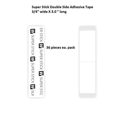 Walker Tape Co. Clear Adhesive Tape 3/4 in x 3 in | Extended Wear, Skin-Friendly thumbnail 2