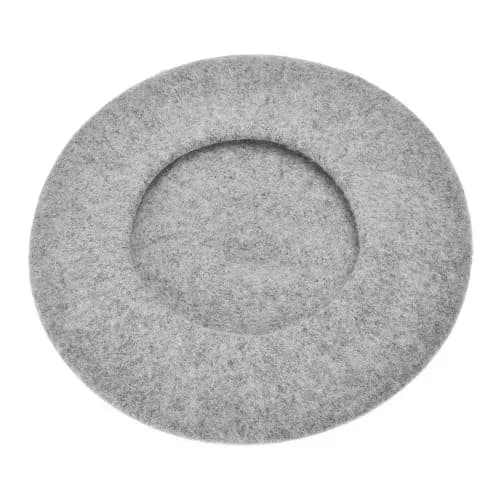 ZLYC Wool Beret Hat Classic Solid Color French Beret for Women (Light Grey) | Warm, Fitted & Stylish thumbnail 6