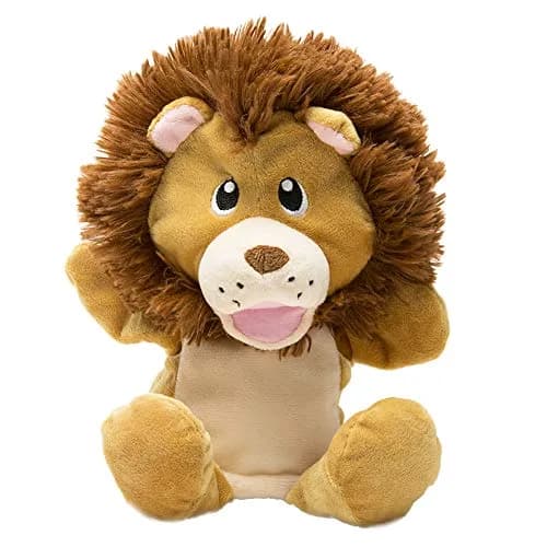 HollyHOME Hand Puppets Lion Plush Animal Zoo Animal Puppets 14 Inches Yellow | Soft, Huggable, for Kids & Adults thumbnail 3