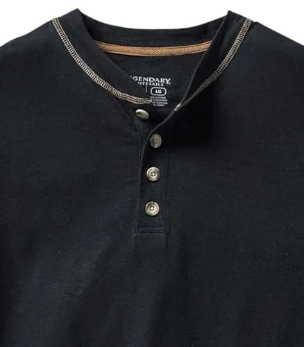 Legendary Whitetails Mens Henley Long Sleeve Casual Fit Shirt | Soft Cotton-Poly Blend, Rugged Style thumbnail 5