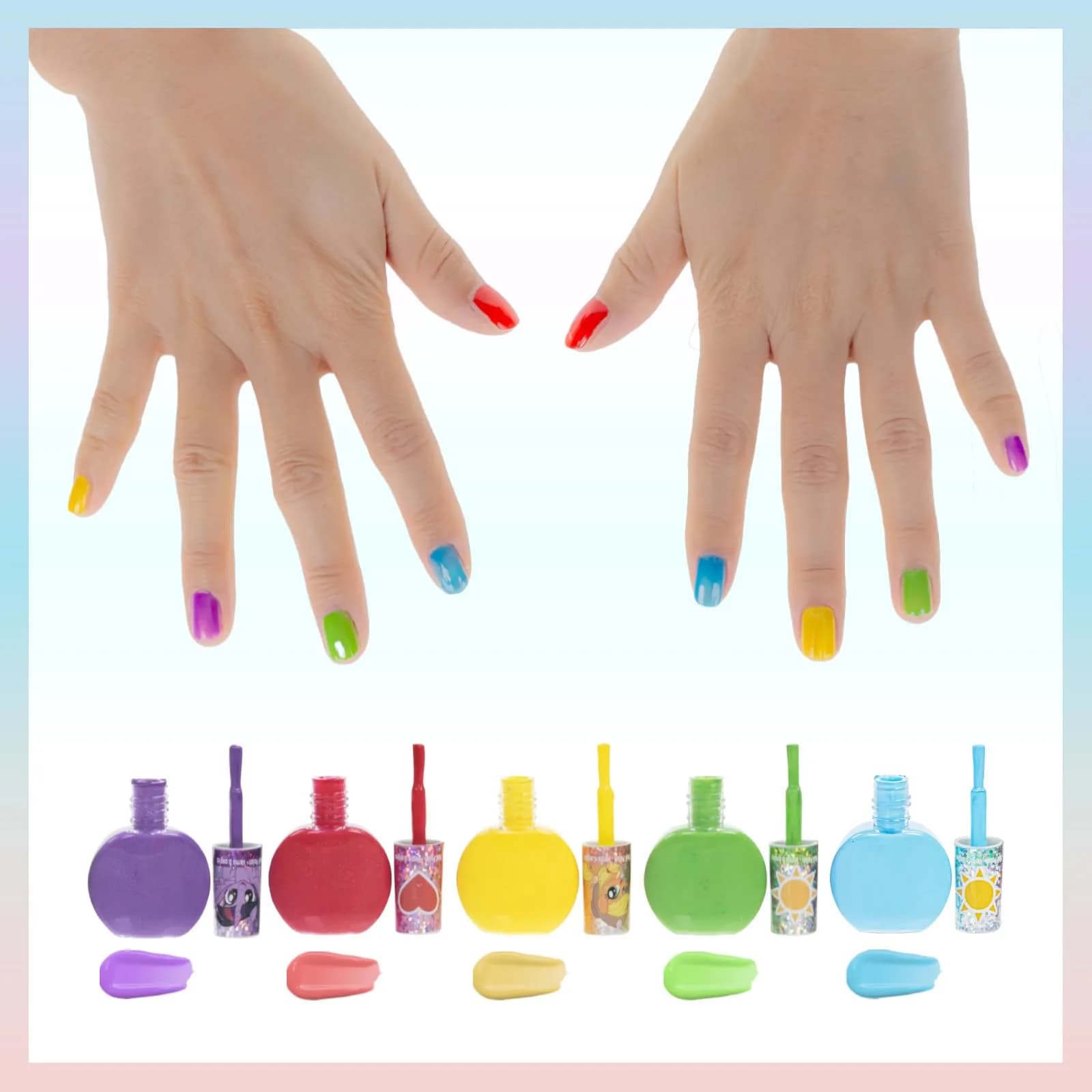 Townley Girl My Little Pony Peel-Off Nail Polish Set | 18 Colors, Ages 3+ - view 5