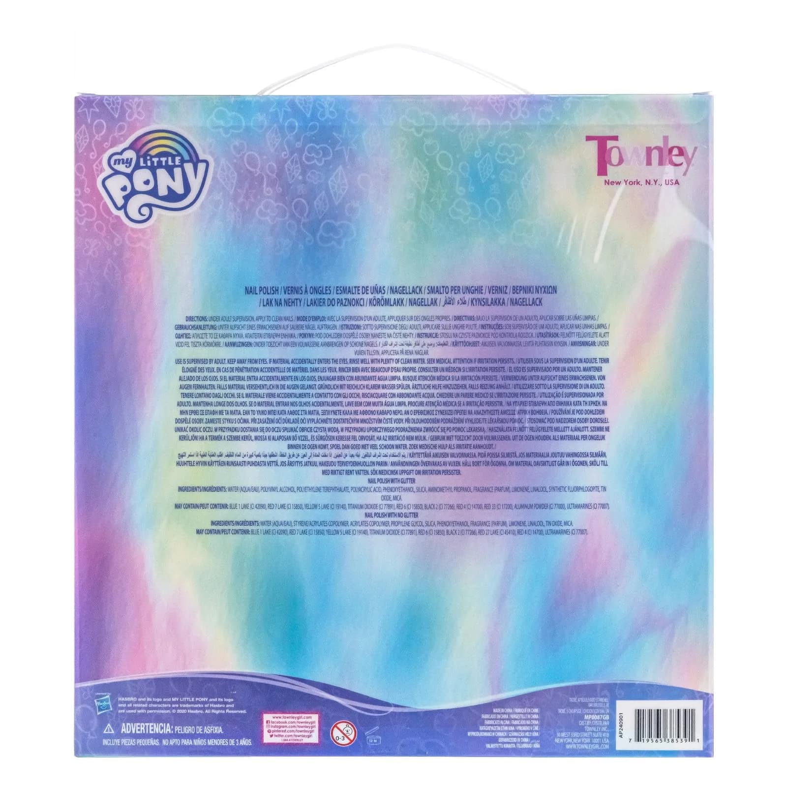 Townley Girl My Little Pony Peel-Off Nail Polish Set | 18 Colors, Ages 3+ - view 9