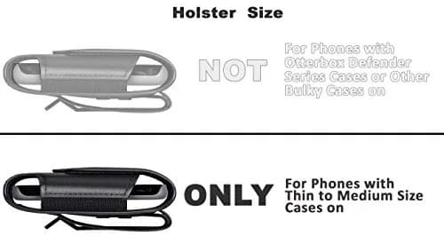 DeBin Holster for iPhone 17 17 Pro 16 16e 15 14 13 Galaxy S25 S24 S23 | Fits Phones with Otterbox Commuter Case On thumbnail 5
