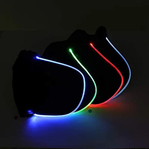JIGUOOR LED Light Up Baseball Cap, Battery Powered, Green, 100g (3.5oz) | Adjustable Cotton Cap for Night Events thumbnail 2