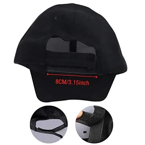 JIGUOOR LED Light Up Baseball Cap, Battery Powered, Green, 100g (3.5oz) | Adjustable Cotton Cap for Night Events thumbnail 3