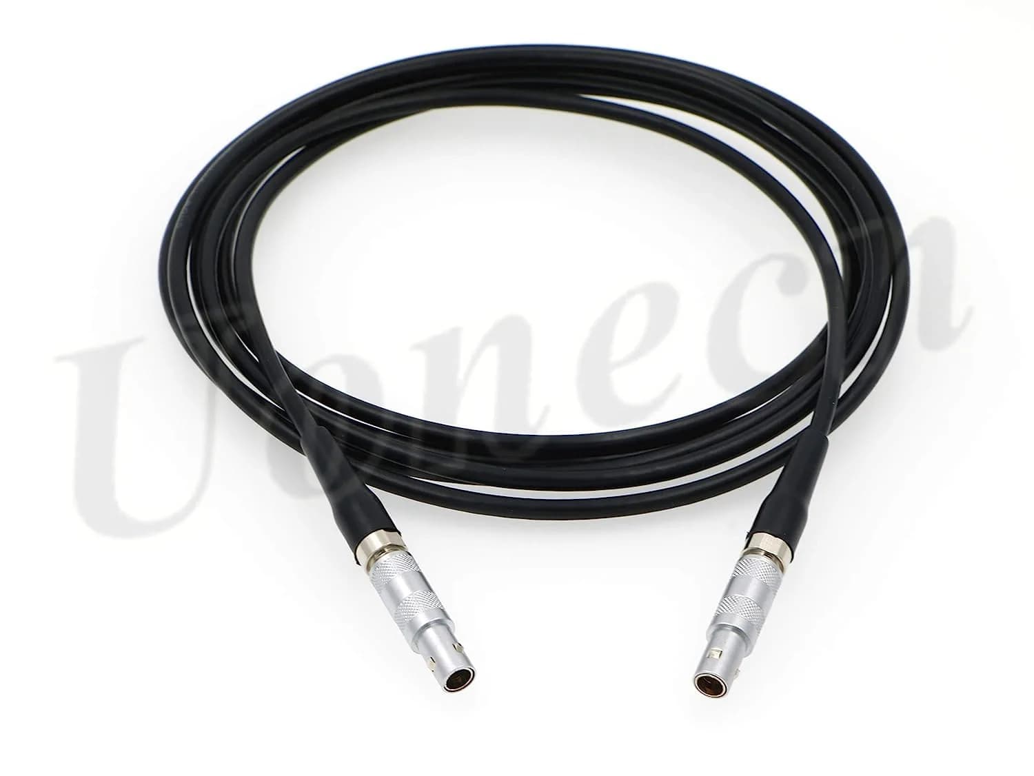 Uonecn Equalizer Cable FFA 00 to 00 C5-C5 Cable for Ultrasonic Equipment | 1.8m Precision Test Cable — Black