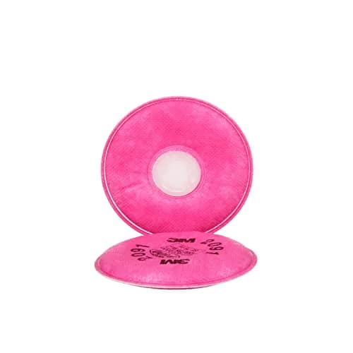 3M Particulate Filter 2091, P100, Pink, 20g (0.71 oz) | NIOSH Approved for Lead, Asbestos, Cadmium thumbnail 2