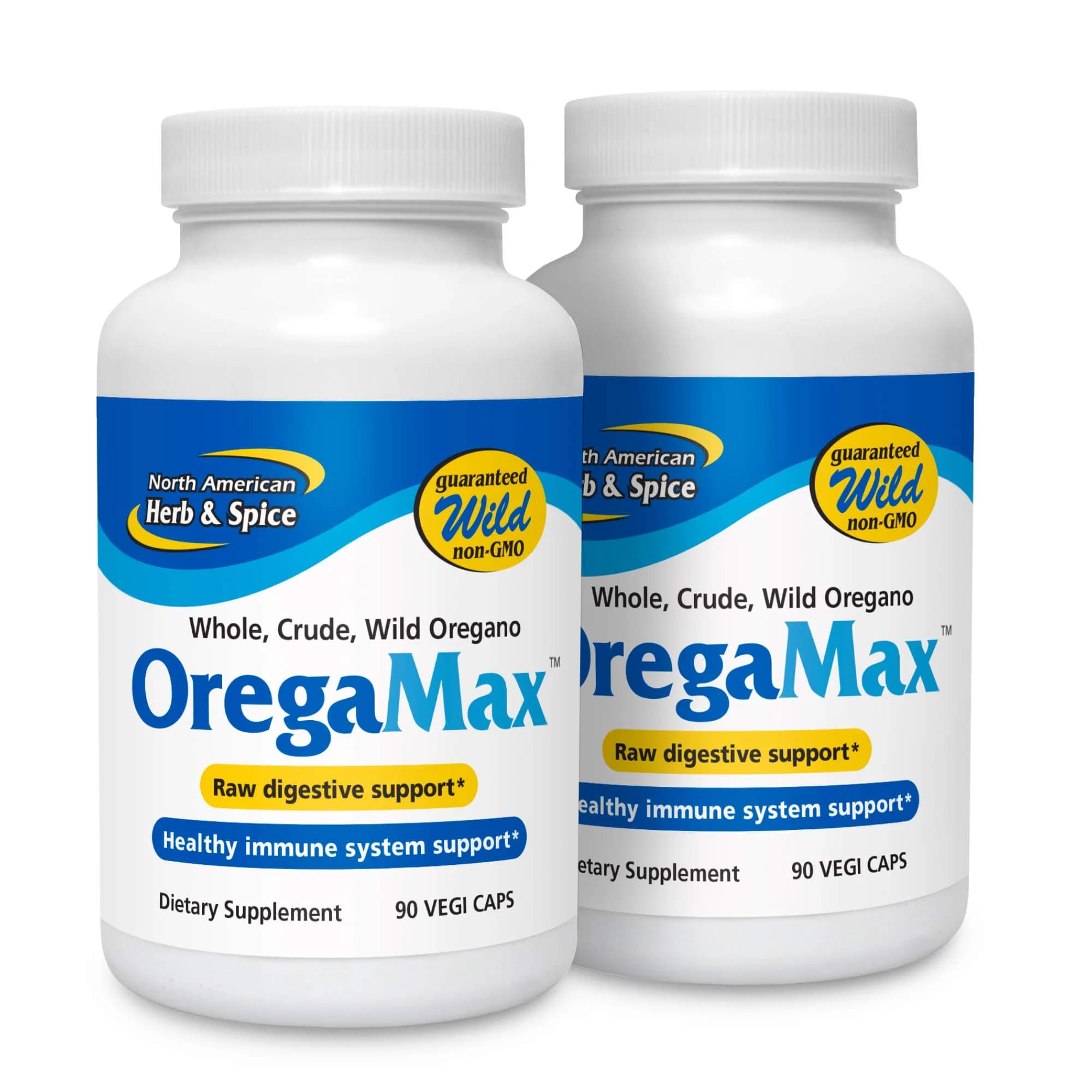 NORTH AMERICAN HERB & SPICE OregaMax 90 Vegi Capsules | Supports Digestive & Immune Health