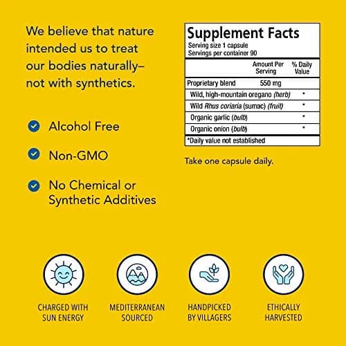 NORTH AMERICAN HERB & SPICE OregaMax 90 Vegi Capsules | Supports Digestive & Immune Health thumbnail 4