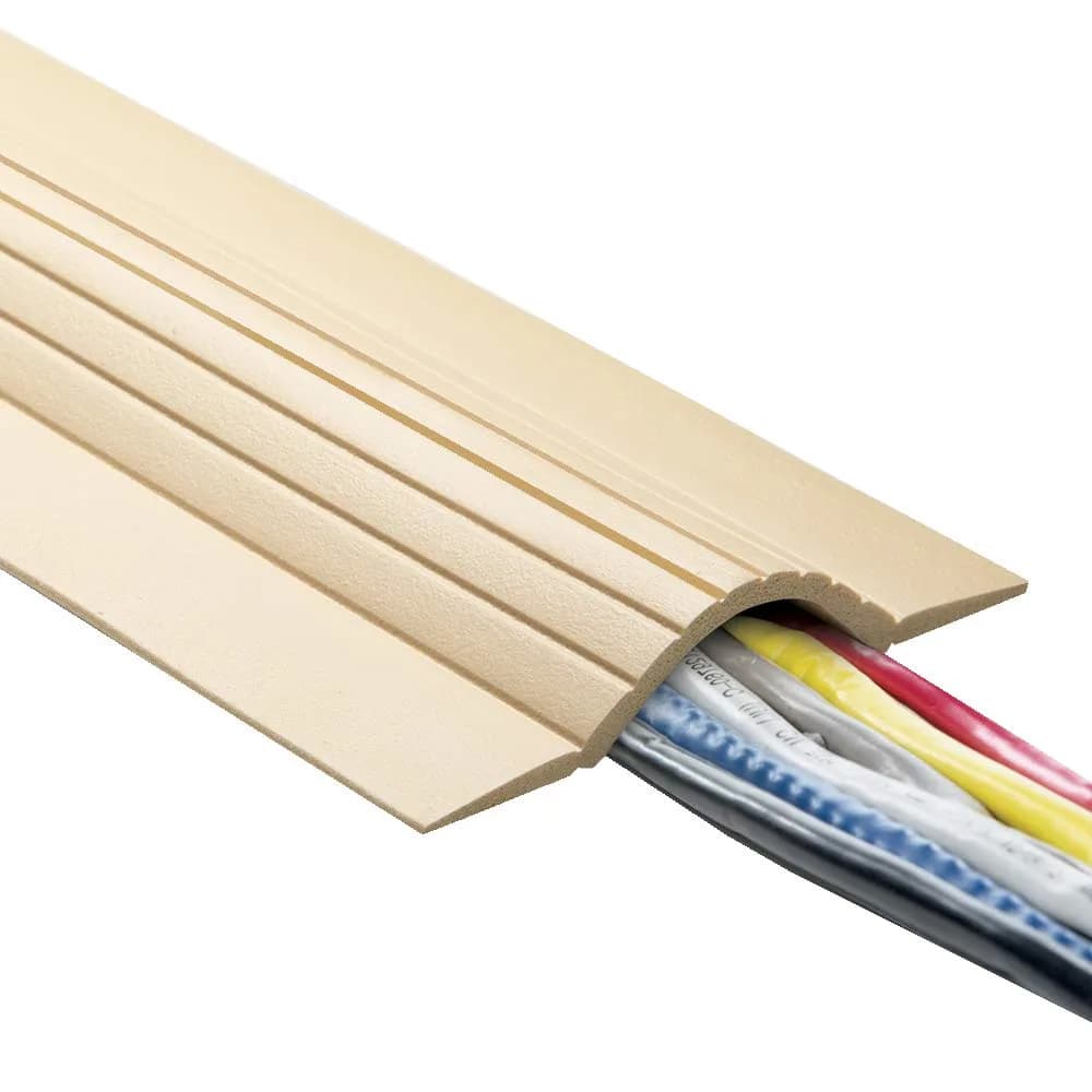 UT Wire Cable Blanket Low Profile Cord Cover Protector 3.05 m (10 FT) | Beige - main product image