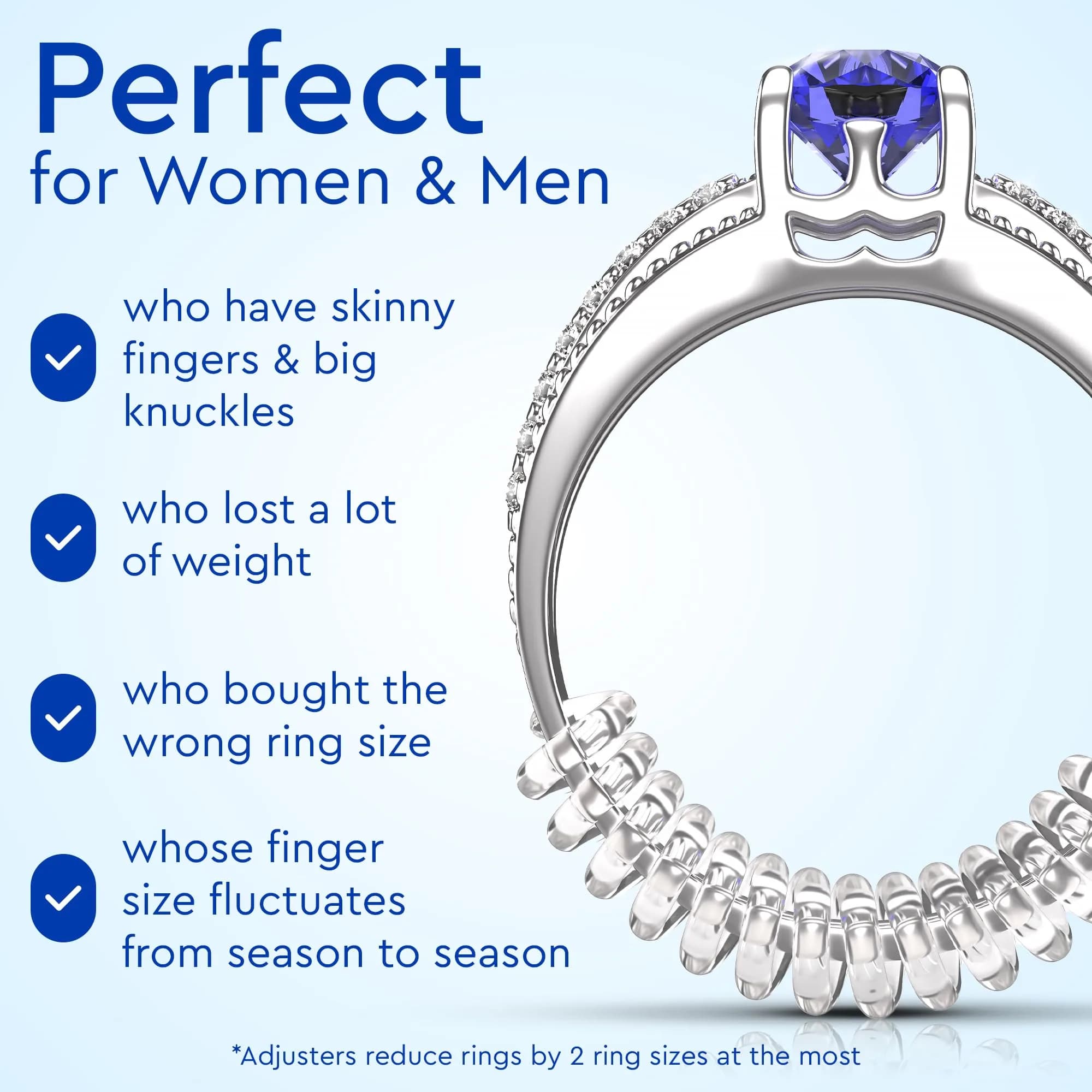 5 STARS UNITED Ring Sizers - 12 Piece Set (1–6 mm) for Loose Rings | Achieve a Secure Fit for All Ring Types - view 7