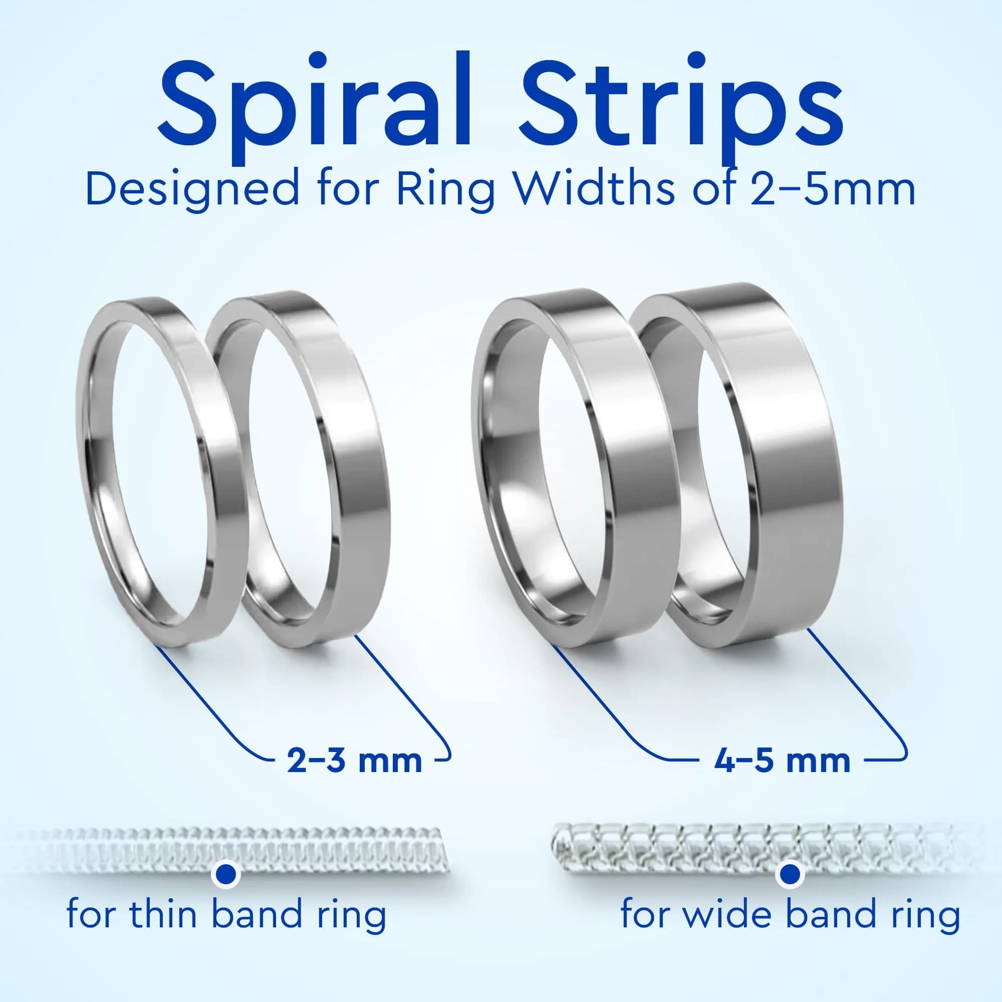 5 STARS UNITED Ring Sizers - 12 Piece Set (1–6 mm) for Loose Rings | Achieve a Secure Fit for All Ring Types - view 3