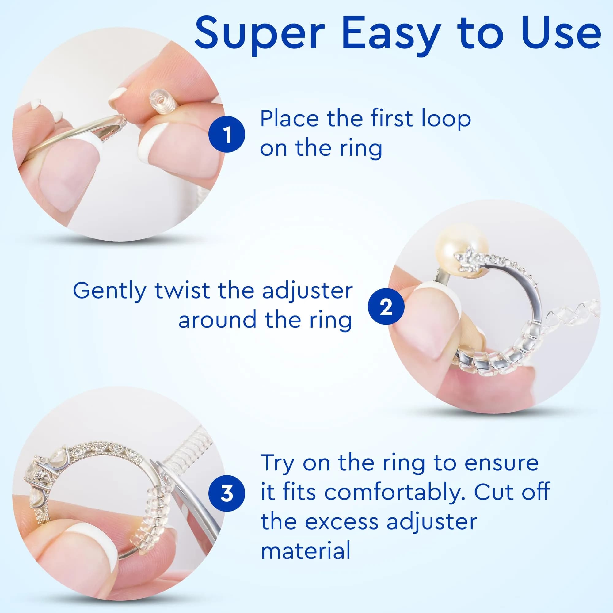 5 STARS UNITED Ring Sizers - 12 Piece Set (1–6 mm) for Loose Rings | Achieve a Secure Fit for All Ring Types - view 4