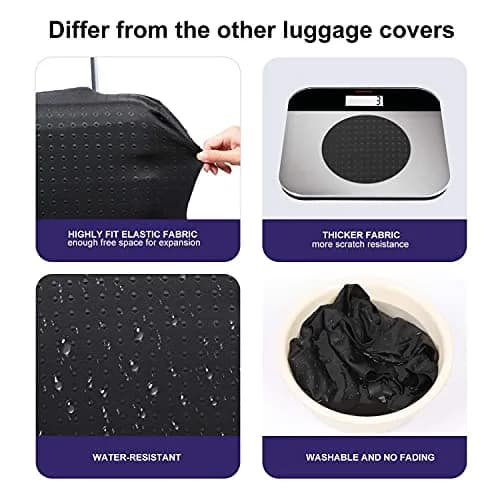 7-Mi Travel Luggage Cover Protector 19-21 Inch | Washable, Anti-scratch Suitcase Cover thumbnail 4