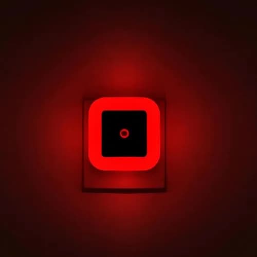 Elsent 4 Pack Plug-in Red LED Night Lights for Sleeping | Auto Light Sensor, Dusk-to-Dawn thumbnail 1