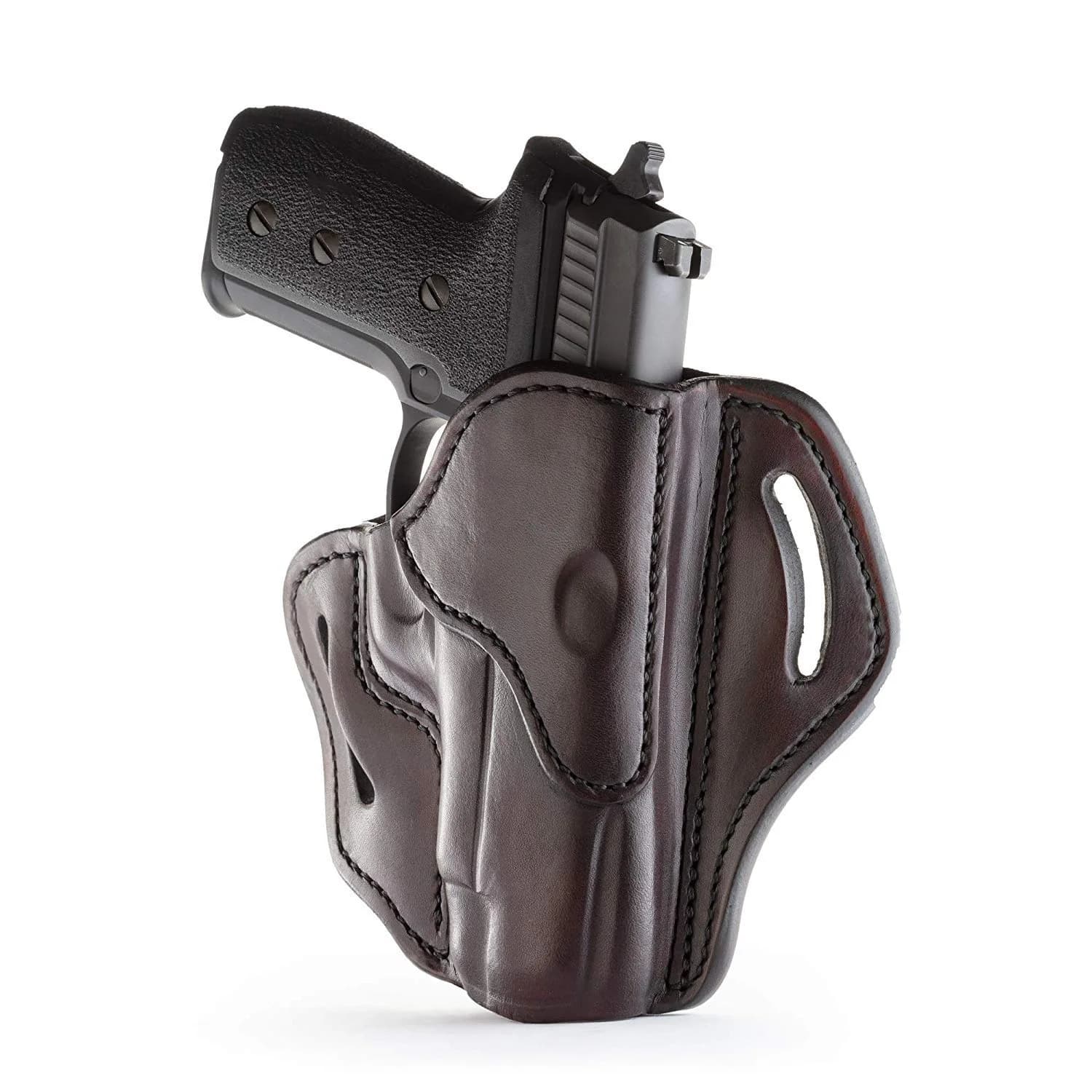 1791 GUNLEATHER OWB Holster Fits Sig P226, P220, P229, Beretta 92FS | American Steerhide, Durable, Concealed Carry — Signature Brown