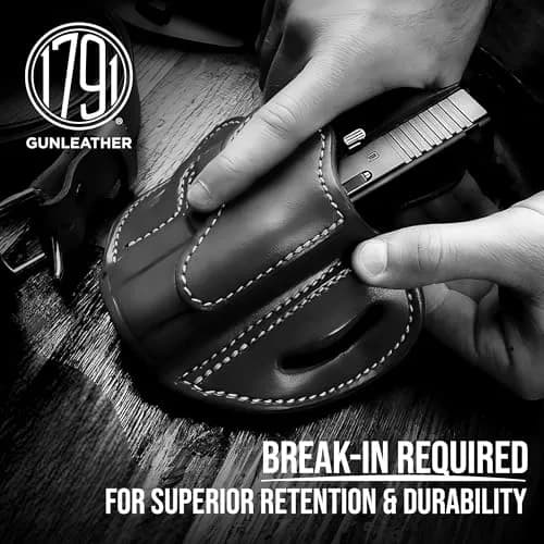 1791 GUNLEATHER OWB Holster Fits Sig P226, P220, P229, Beretta 92FS | American Steerhide, Durable, Concealed Carry thumbnail 6