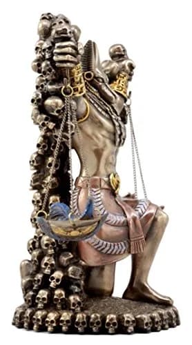 Pacific Giftware Ancient Egyptian God of Underworld Anubis Guardian of Scales Figurine 8.5 Inches (Bronze) | Mythology Decor thumbnail 4