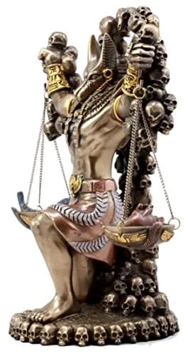 Pacific Giftware Ancient Egyptian God of Underworld Anubis Guardian of Scales Figurine 8.5 Inches (Bronze) | Mythology Decor thumbnail 2
