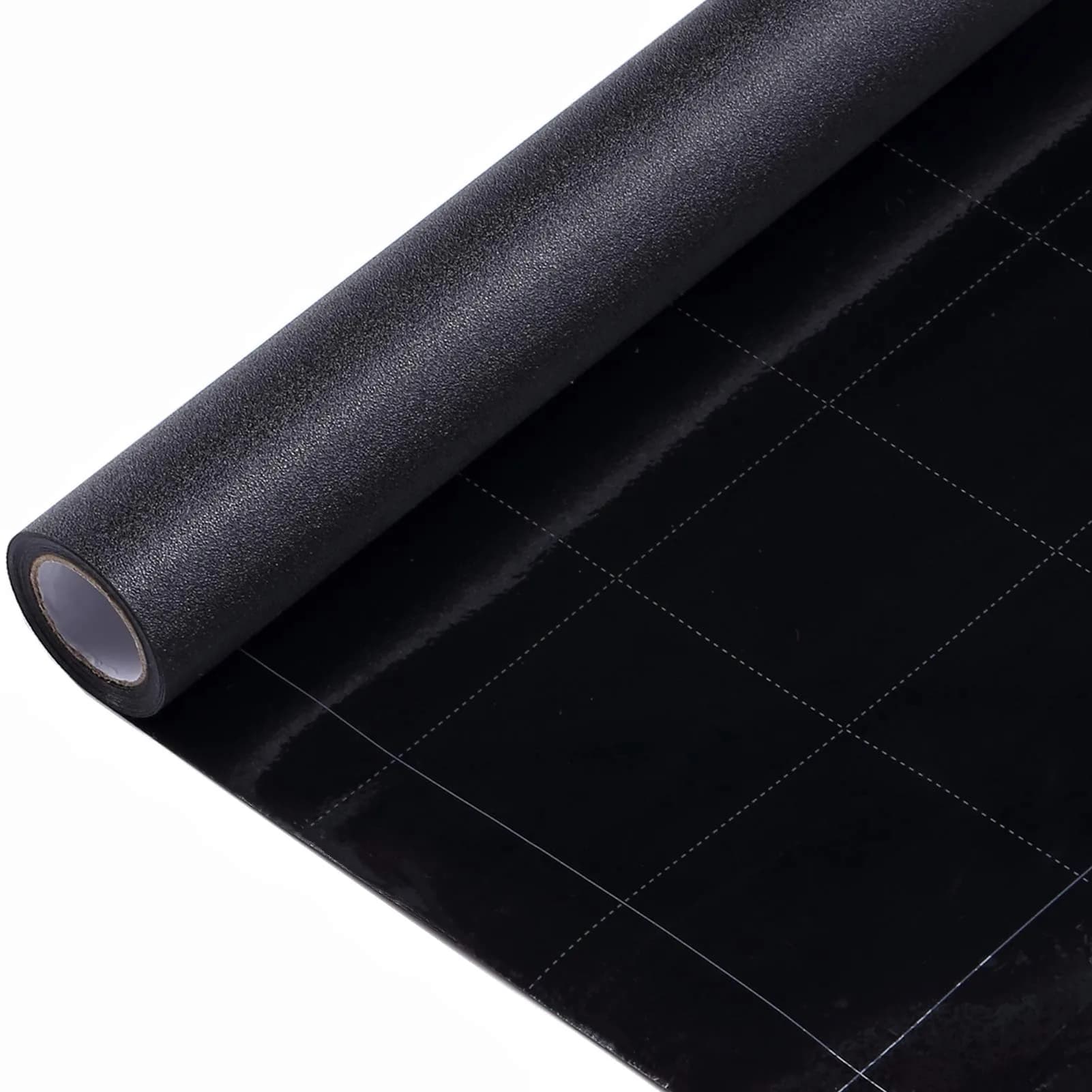 VELIMAX Total Blackout Window Film 60cm x 200cm | Blocks 99% Light, Reusable Static Cling — Black