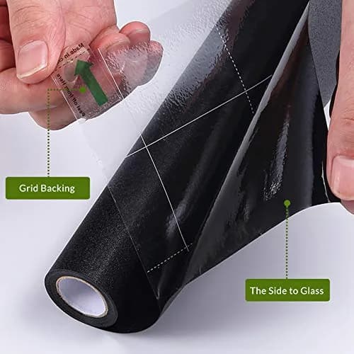 VELIMAX Total Blackout Window Film 60cm x 200cm | Blocks 99% Light, Reusable Static Cling thumbnail 3