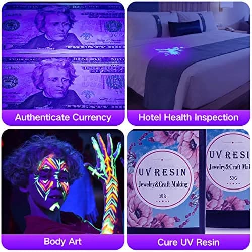 Vansky UV Light 395nm Blacklight Flashlight | Pet Urine Detection & Invisible Stain Finder thumbnail 9