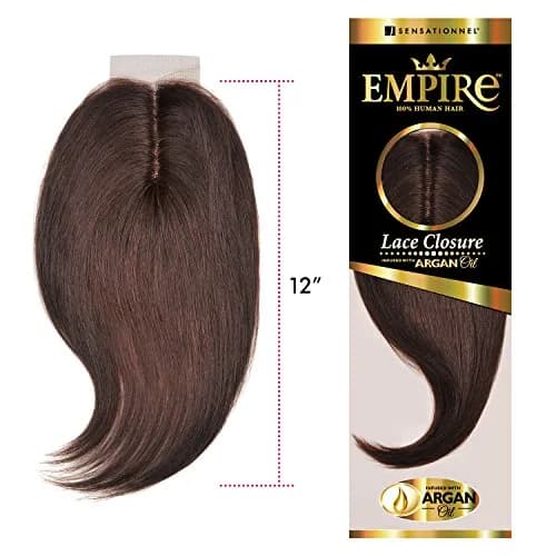 Sensationnel Empire Human Hair Lace Closure 12 Inch T1B/27 | Yaki Texture, Bleach & Dye Safe thumbnail 4