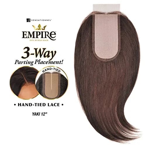 Sensationnel Empire Human Hair Lace Closure 12 Inch T1B/27 | Yaki Texture, Bleach & Dye Safe thumbnail 3